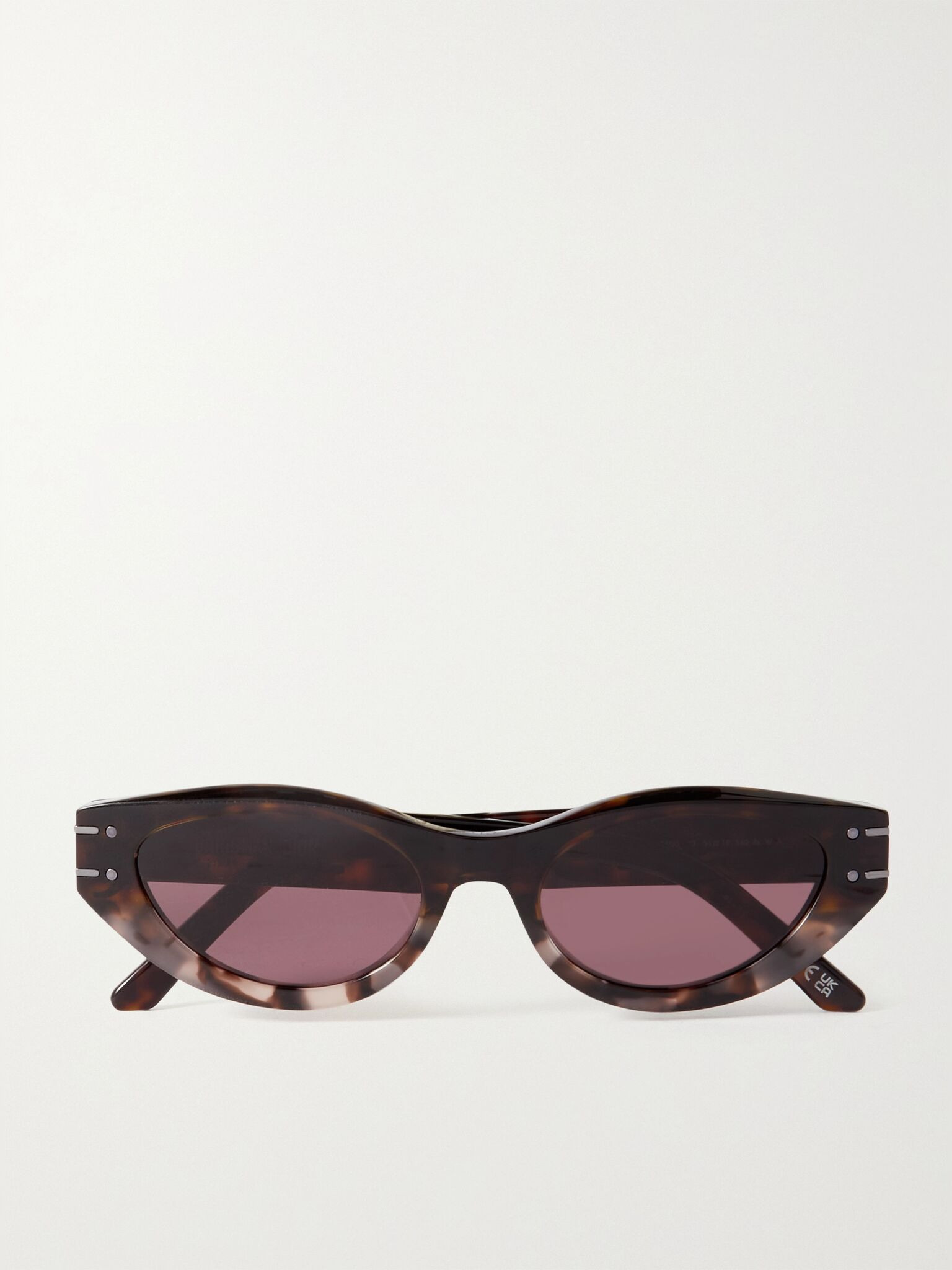 DiorSignature B5I oval-frame tortoiseshell acetate sunglasses Brown - 1
