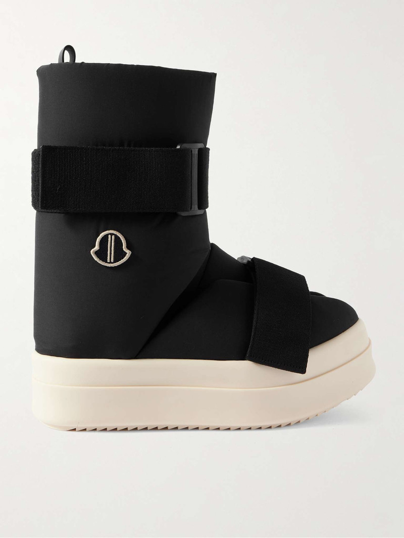 + Moncler Logo-Appliquéd Padded Shell Boots 1
