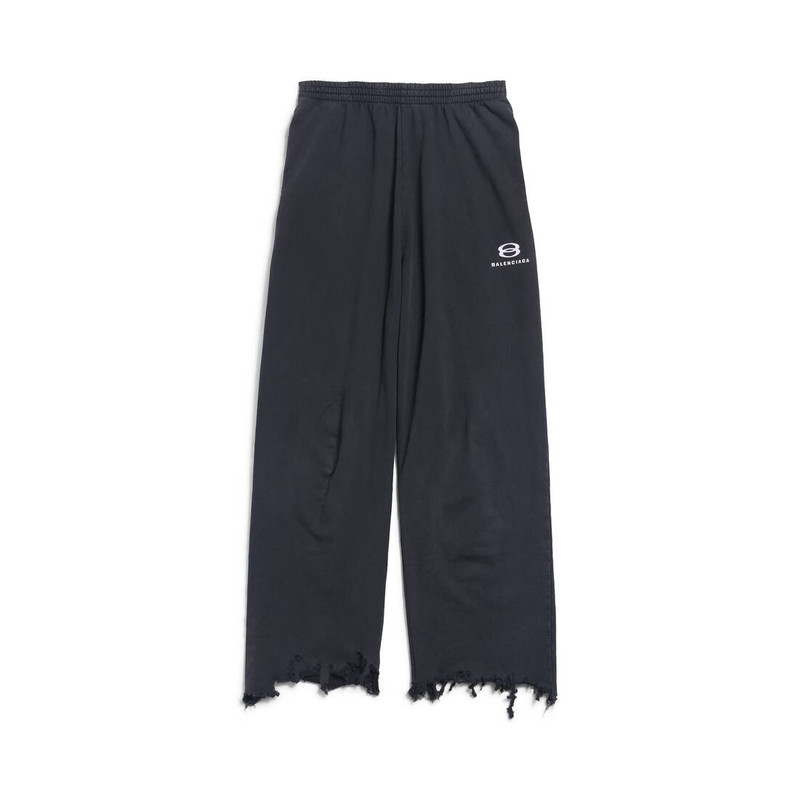Unity Sports Icon Cropped Sweatpants in Black/white 1