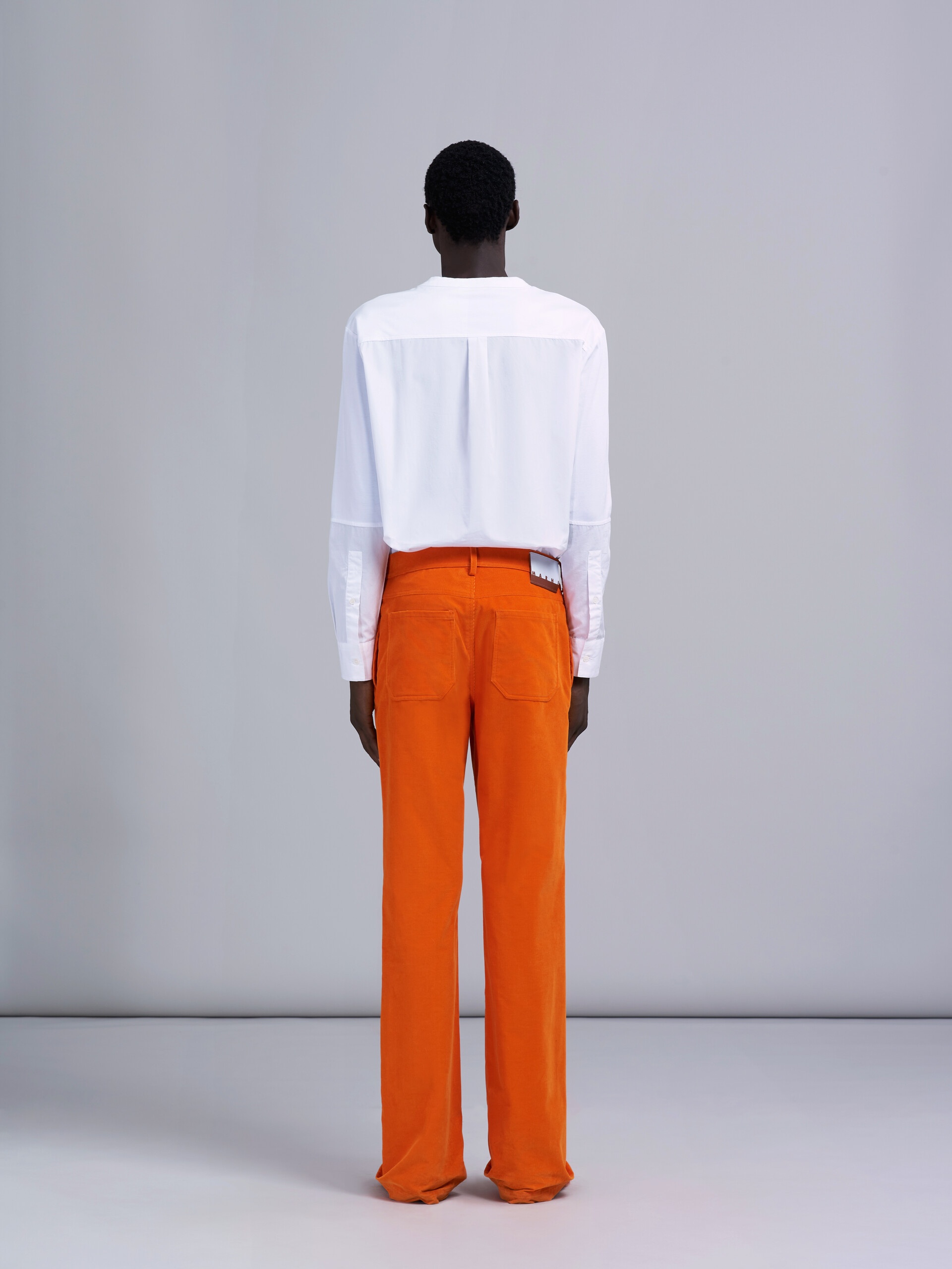 COTTON FLARED PANTS - 3