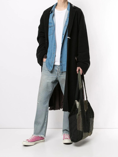 Maison MIHARAYASUHIRO drop shoulder longline coat outlook