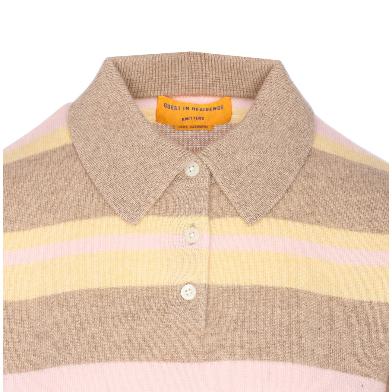 Guest In Residence Women Striped Kknit Polo - 4