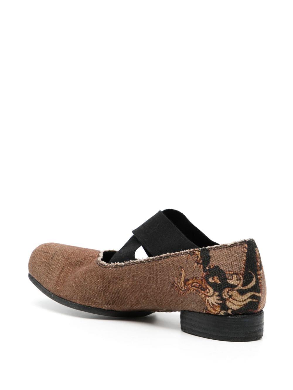 printed ballerina shoes - 3