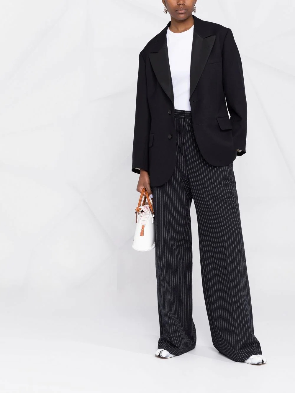 single-breasted oversized blazer - 2