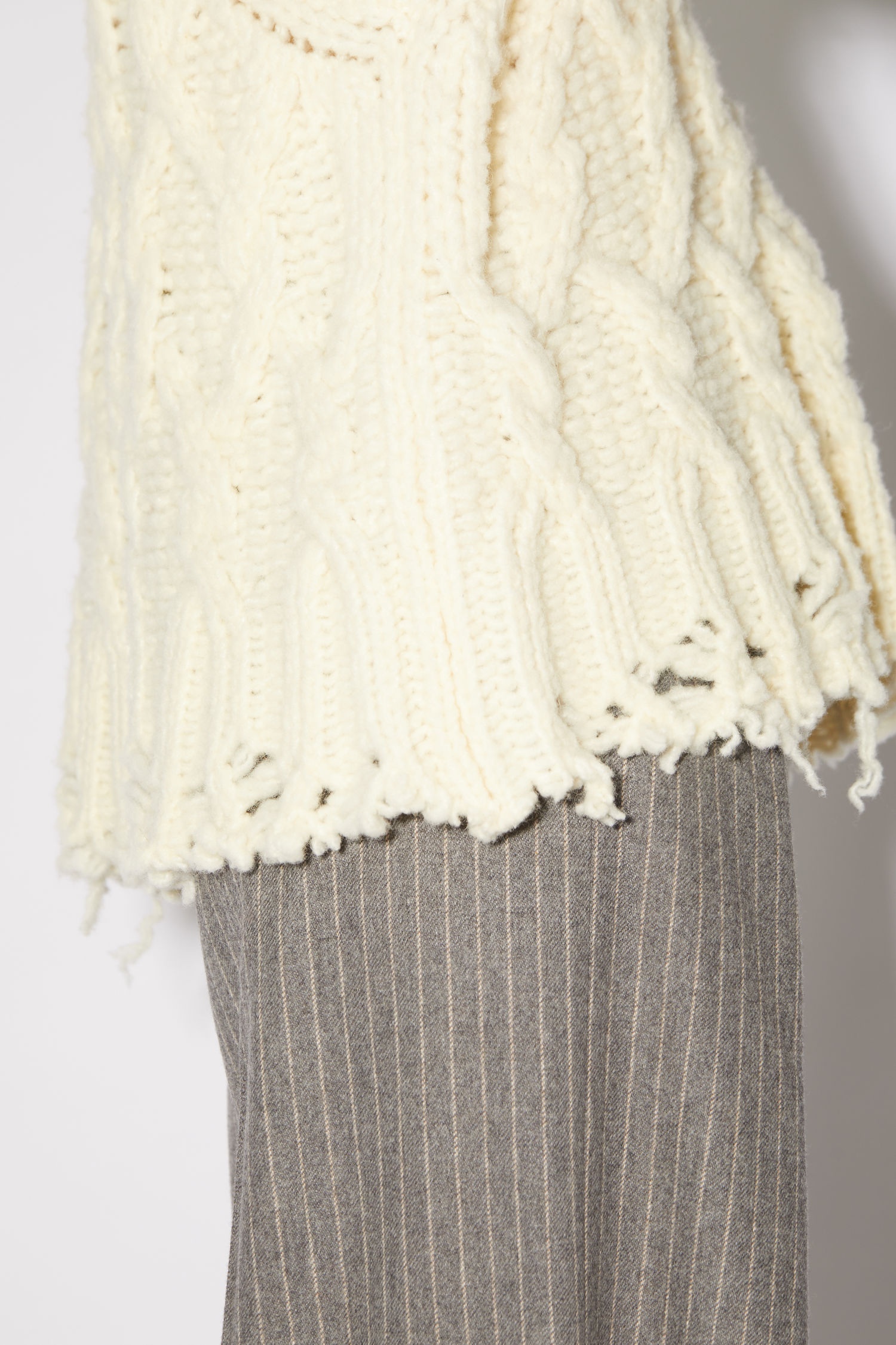 Chunky sweater vest - Off white - 5