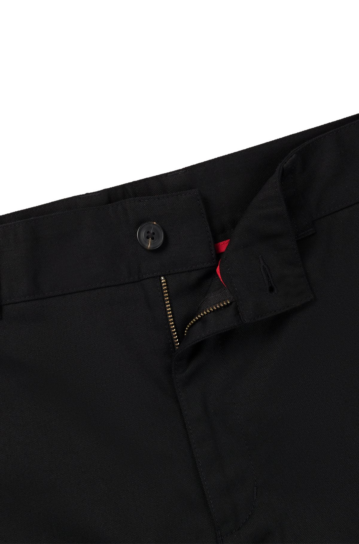 REGULAR-FIT SHORTS WITH SLIM LEG AND BUTTONED POCKETS - 6