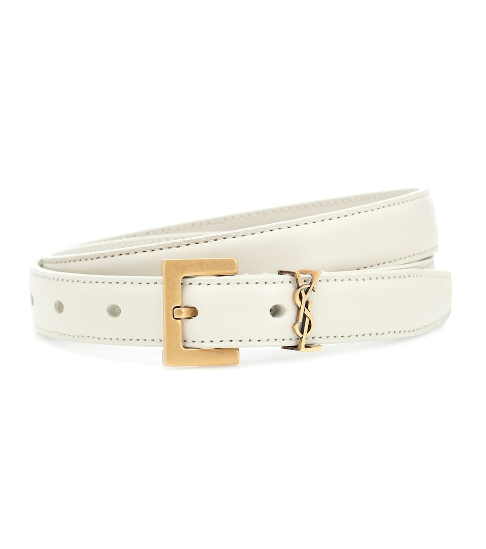 Cassandre slim leather belt - 1