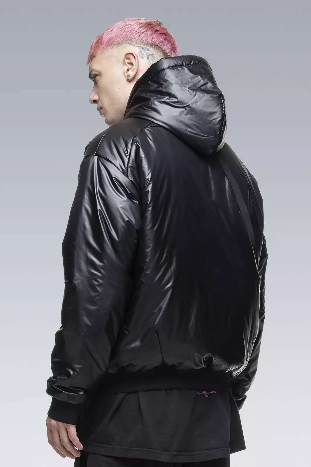 S31-PX HD Nylon PrimaLoft® Insulated Hooded Jacket Black - 5