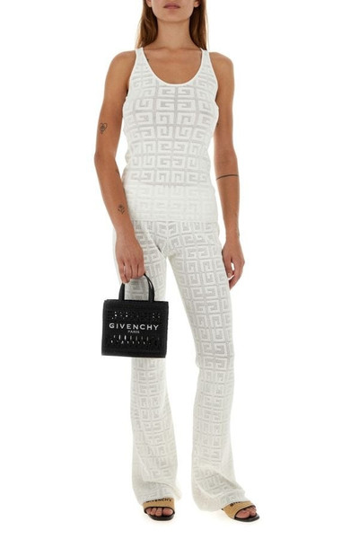 Givenchy White jacquard pant outlook