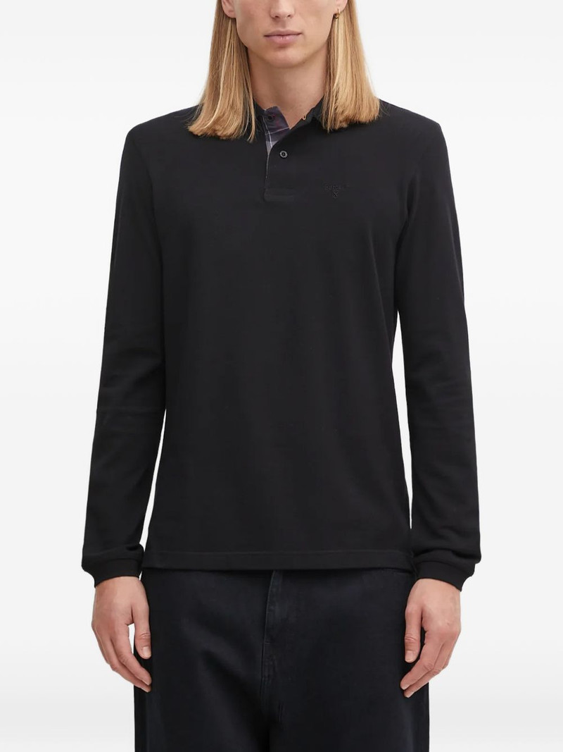 long-sleeved polo shirt 1