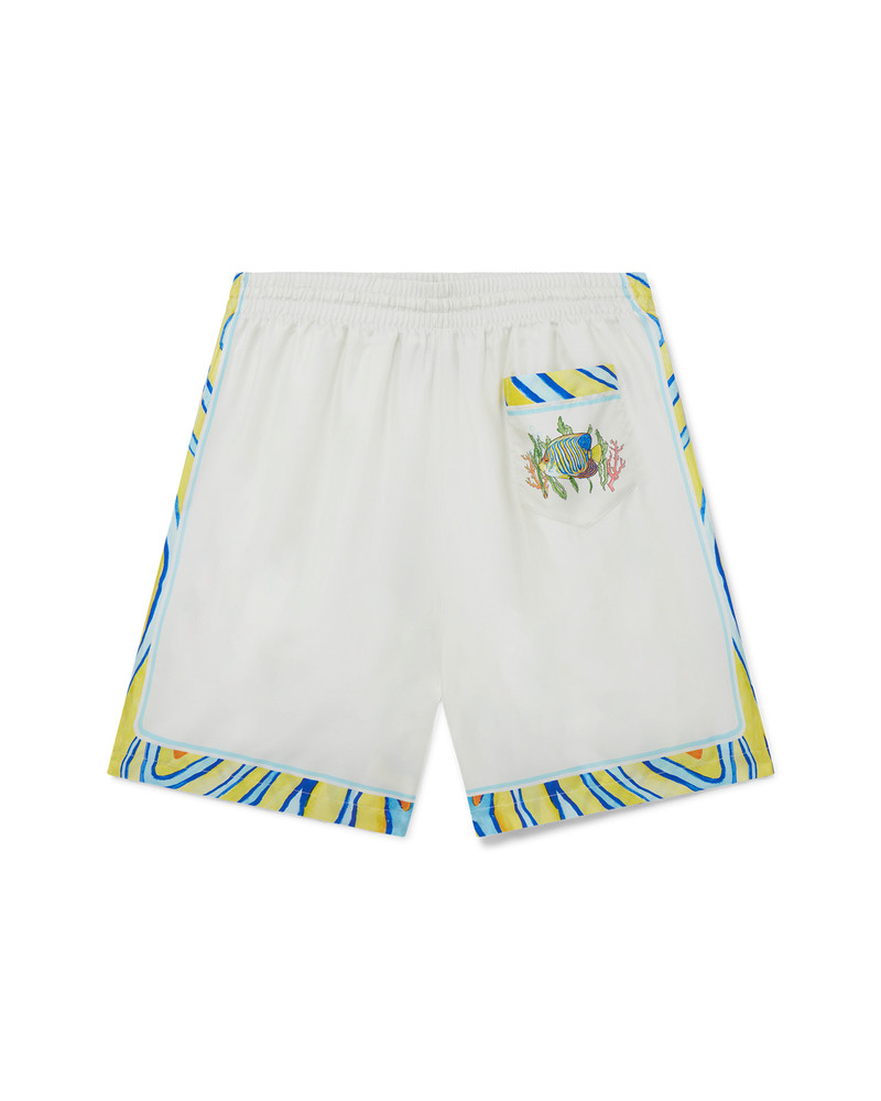 CASABLANCA Aquatique Silk Shorts | Casablanca Paris outlook
