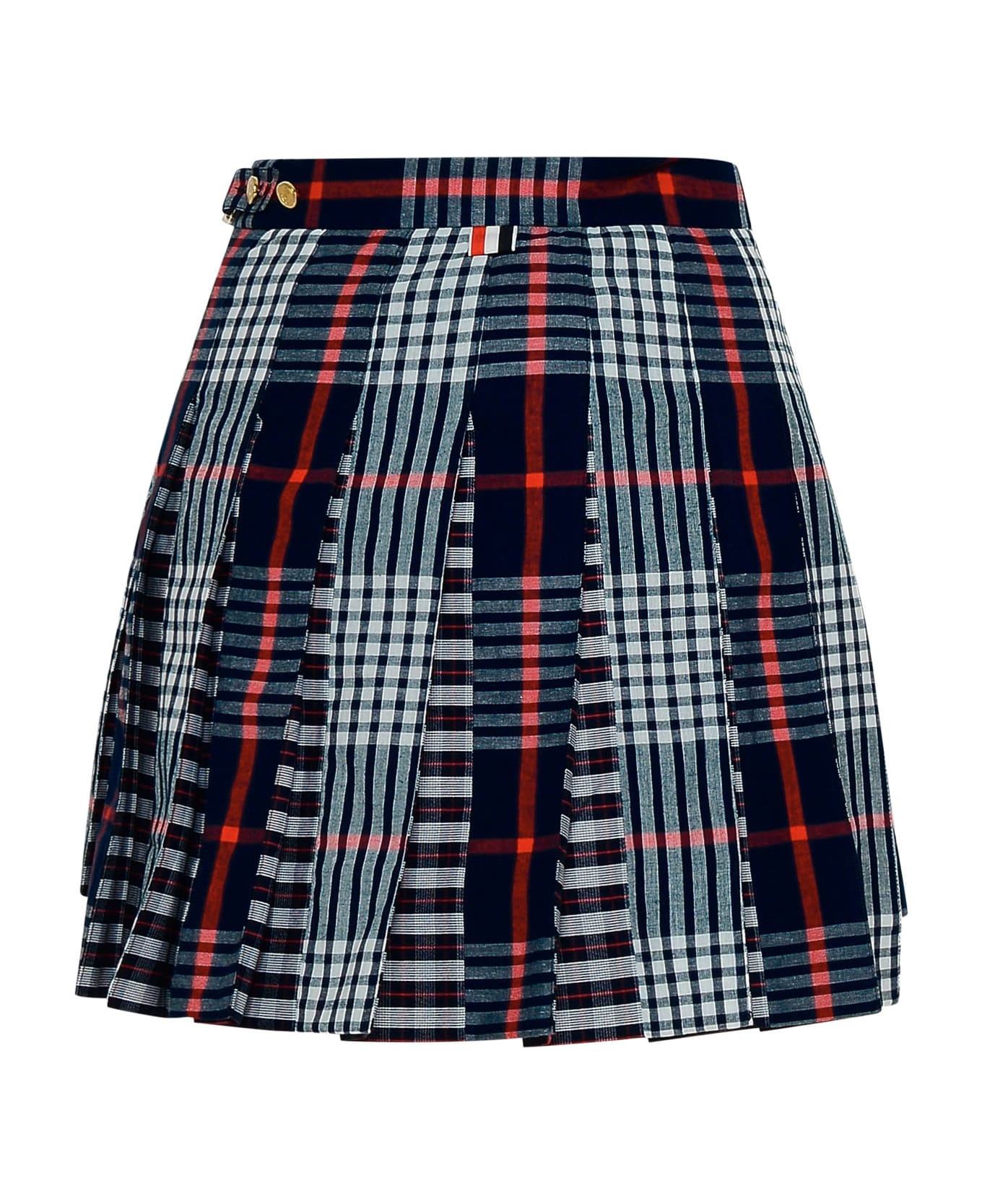 Blue Cotton Skirt - 3