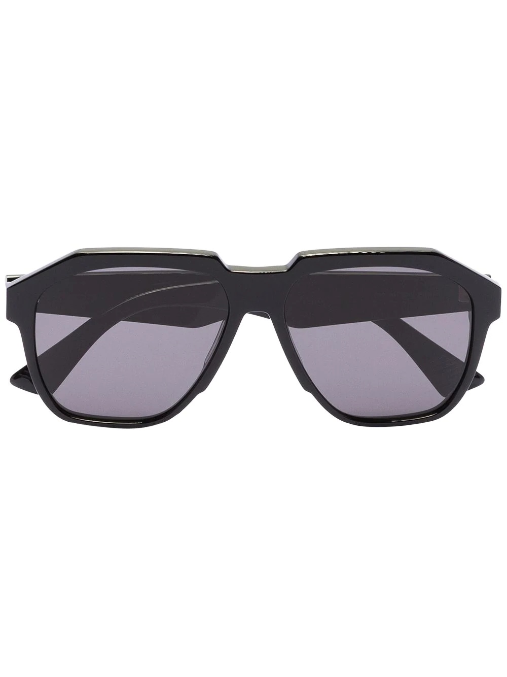 geometric oversized-frame sunglasses - 1