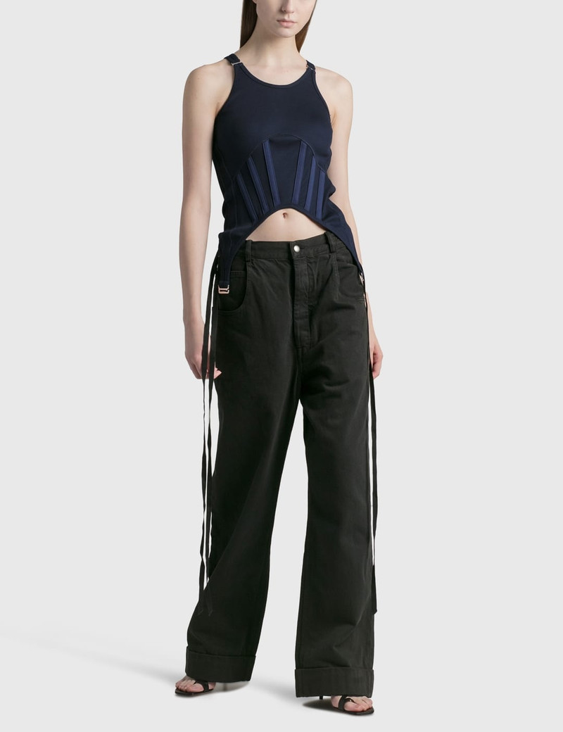 Dion Lee FIN CORSET TANK outlook