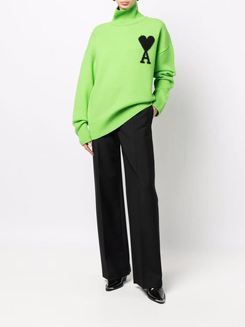 AMI Paris Ami de Coeur roll-neck jumper outlook