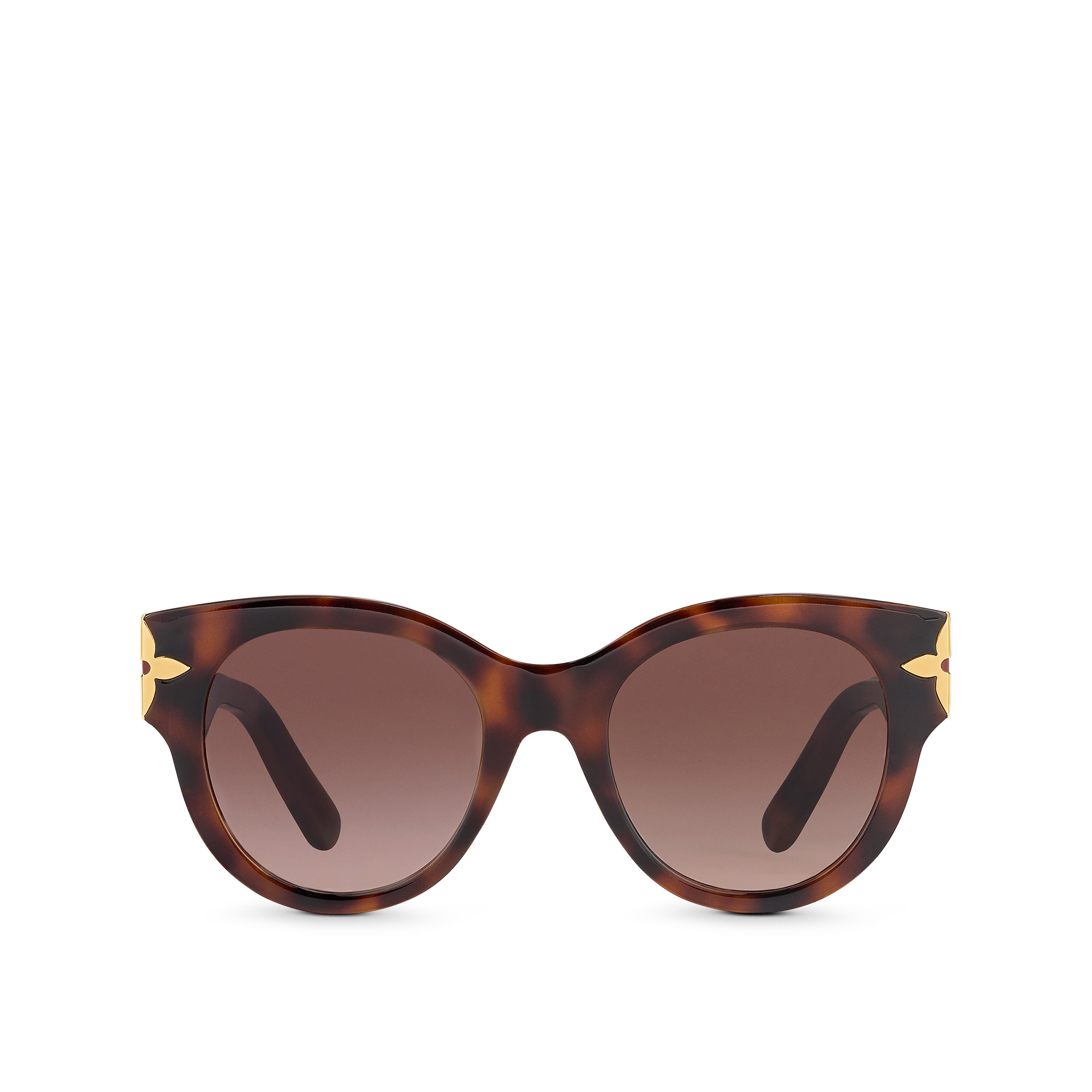 Flower Edge Round Sunglasses - 4
