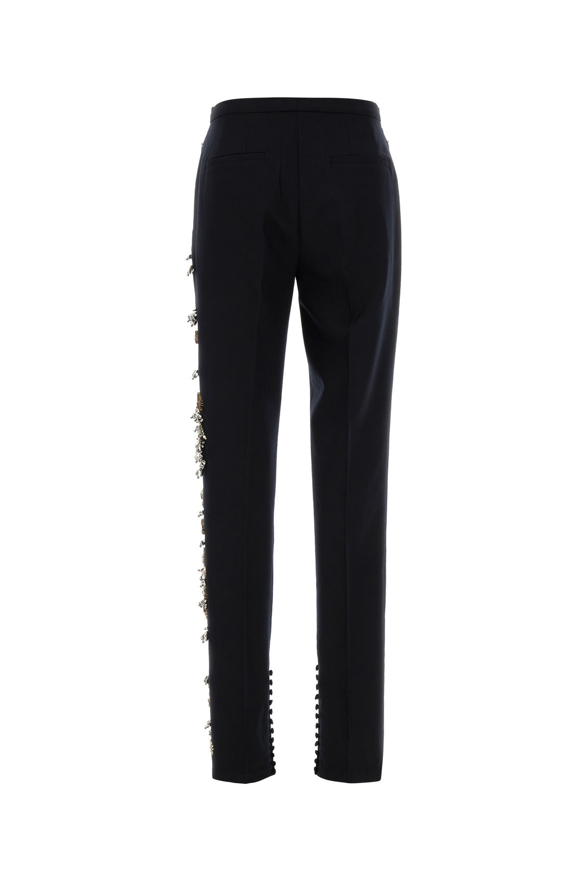 Navy blue wool Pandoris pant - 2