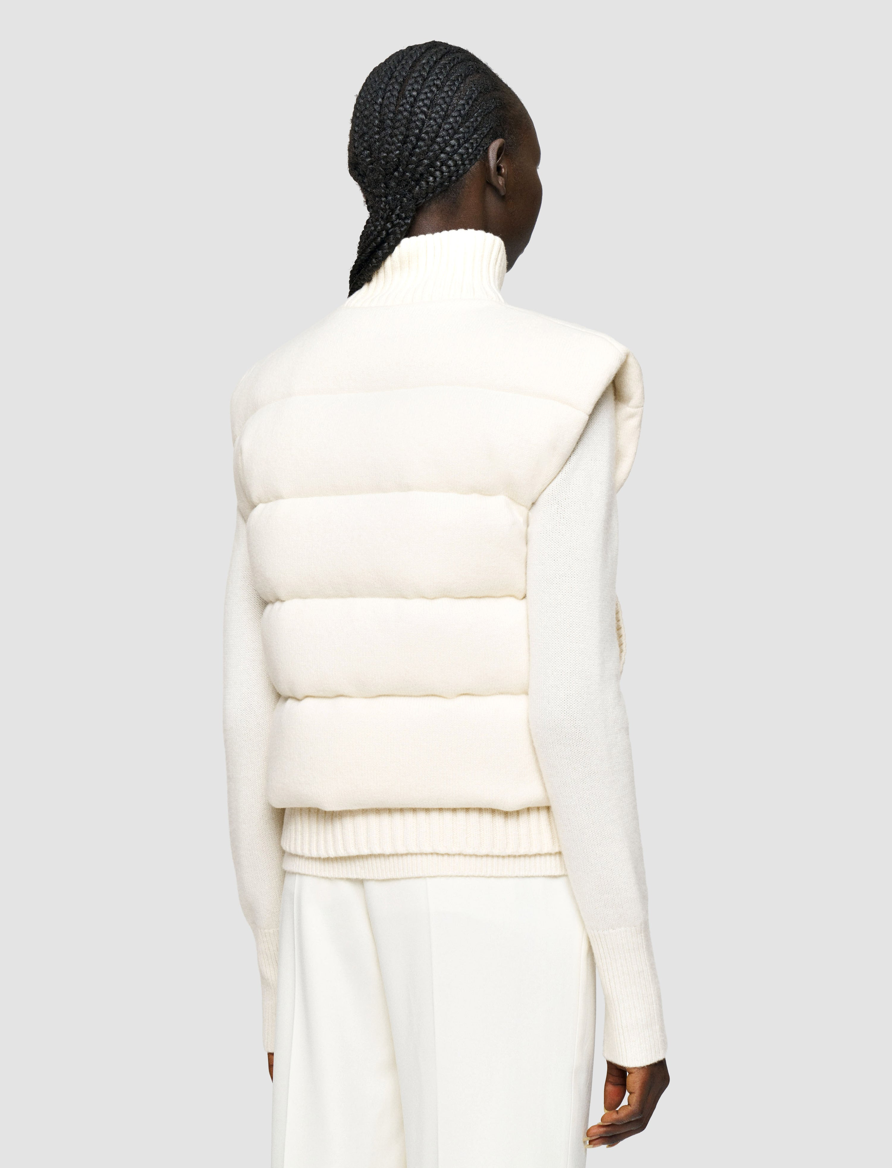 Knitted Down Puffer Gilet - 4