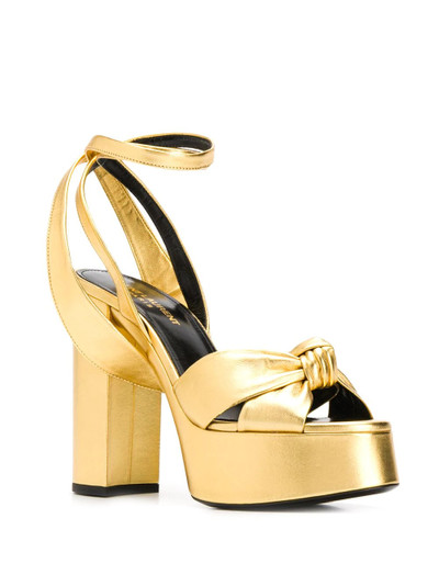 SAINT LAURENT block heel 130mm sandals outlook