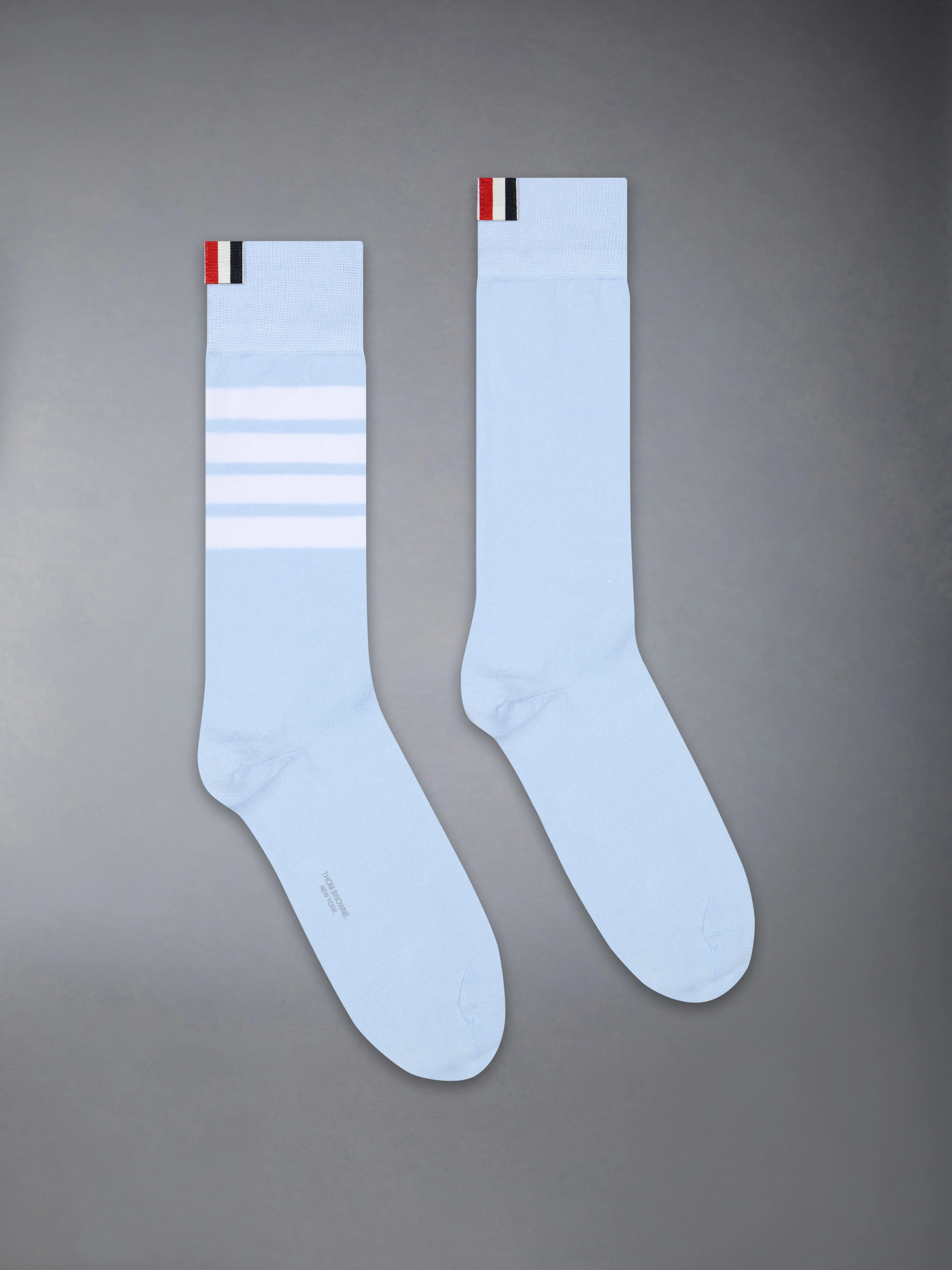 COTTON 4-BAR MID CALF SOCK - 1