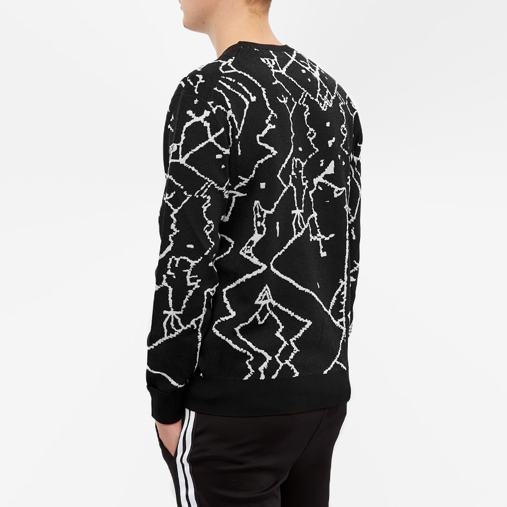 Neil Barrett Jacquard Crew Knit - 5