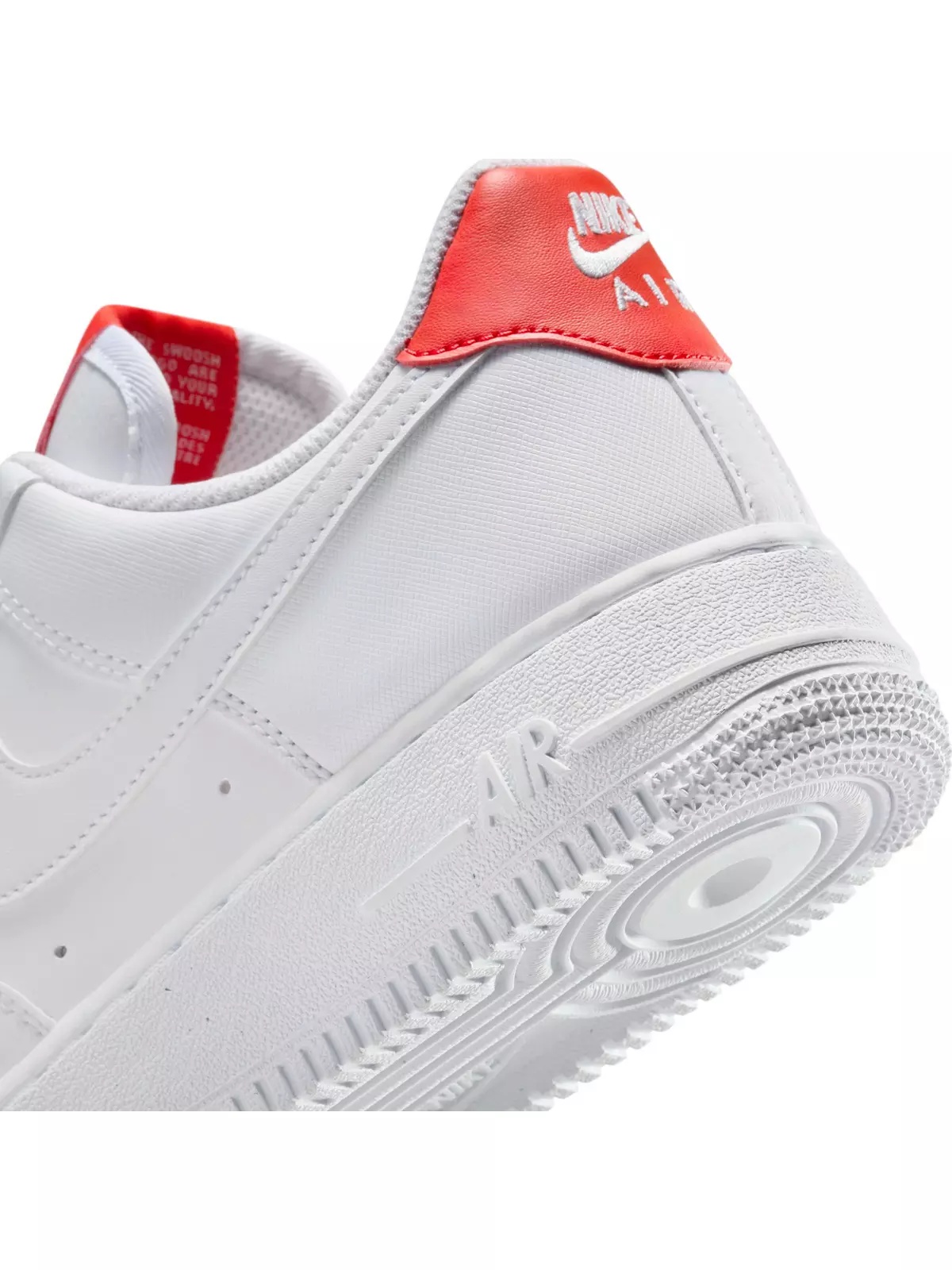 Air Force 1 '07 "White/Pink Foam/Metallic Silver/Light Crimson" Women's Shoe - 8