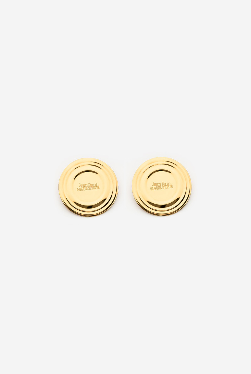 THE GOLD-TONED CAN EARRINGS 1
