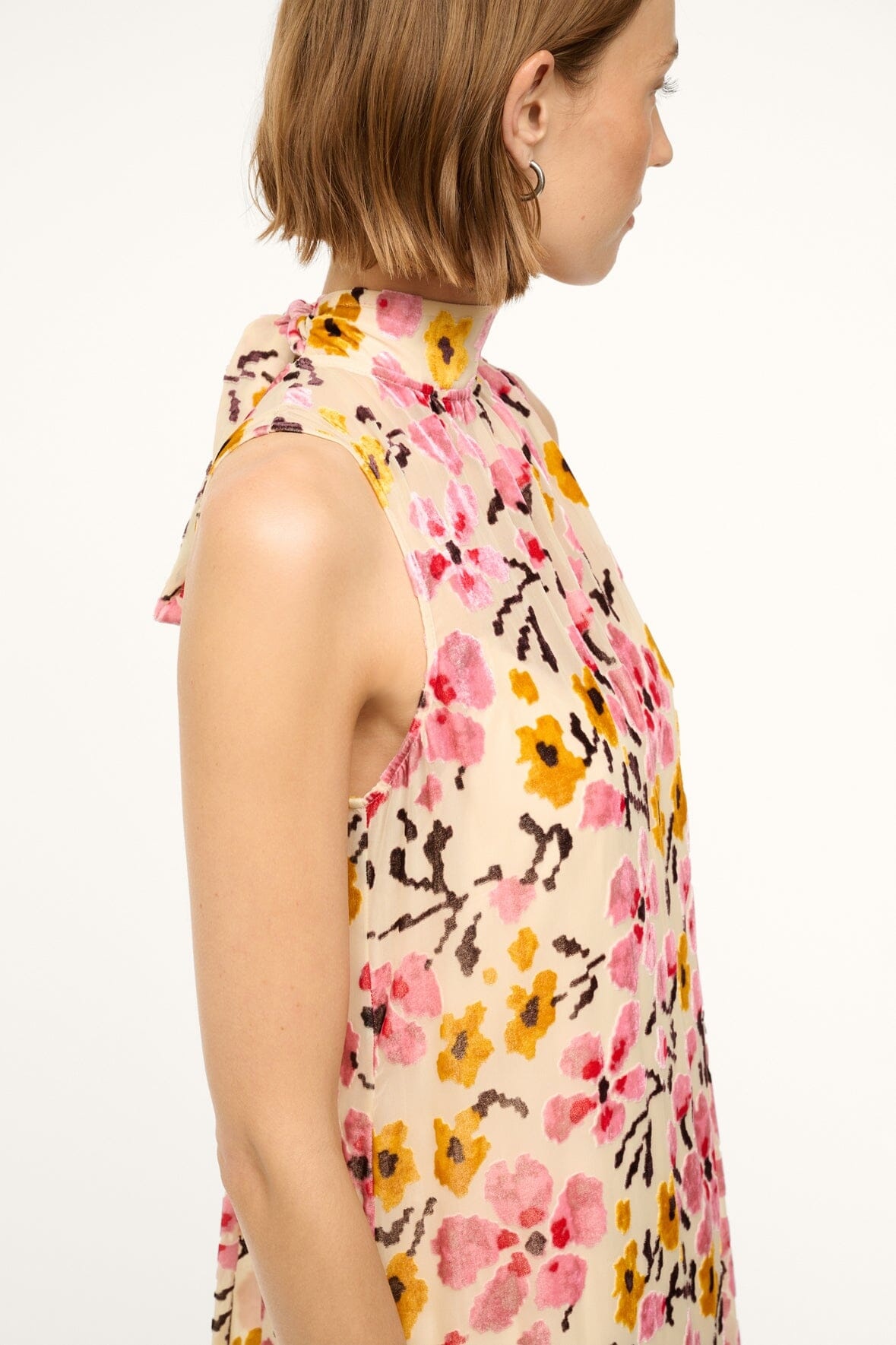 STAUD ALBEE DRESS BLOSSOM FLORAL TAPESTRY - 7