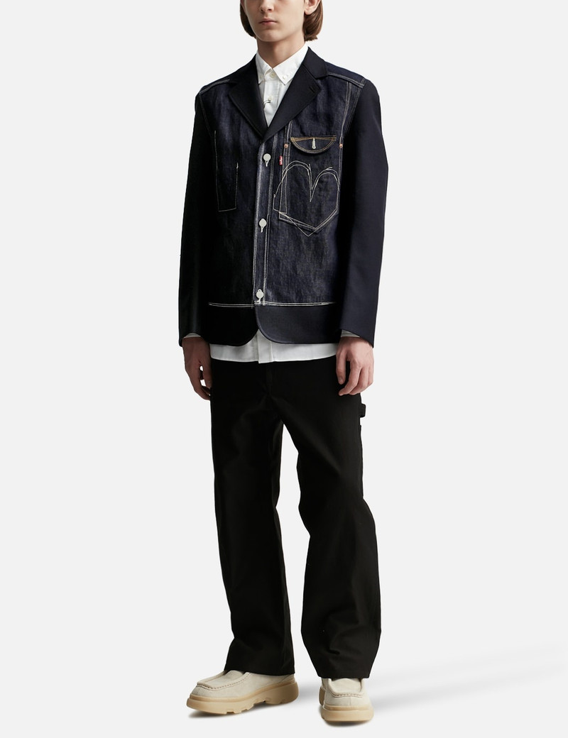 JUNYA WATANABE MAN X LEVIS SB DENIM WOOL JACKET 5