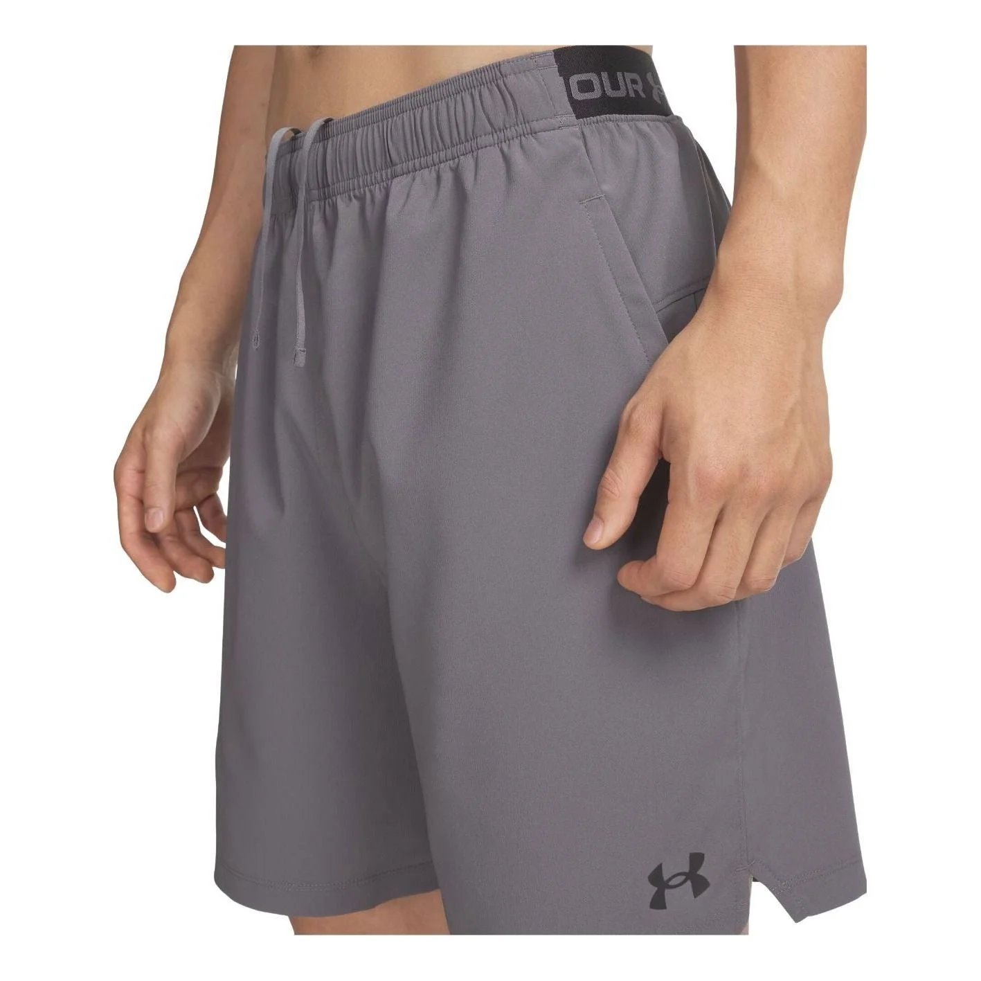 Under Armour Vanish Woven 2.0 6" Shorts Asia Sizing 'Castlerock Black' 6009865-025 - 1