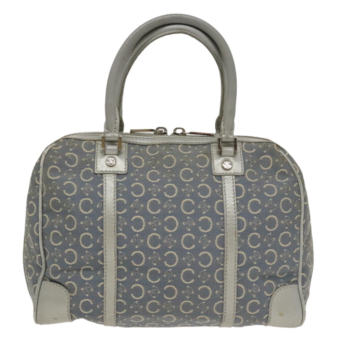 CELINE C Macadam Canvas Hand Bag Blue - 2