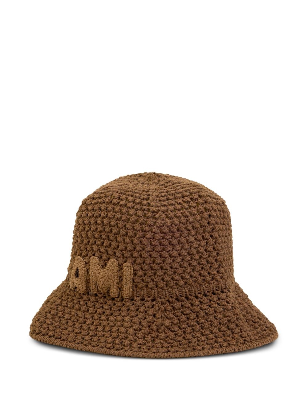 crochet-knit bucket hat - 2