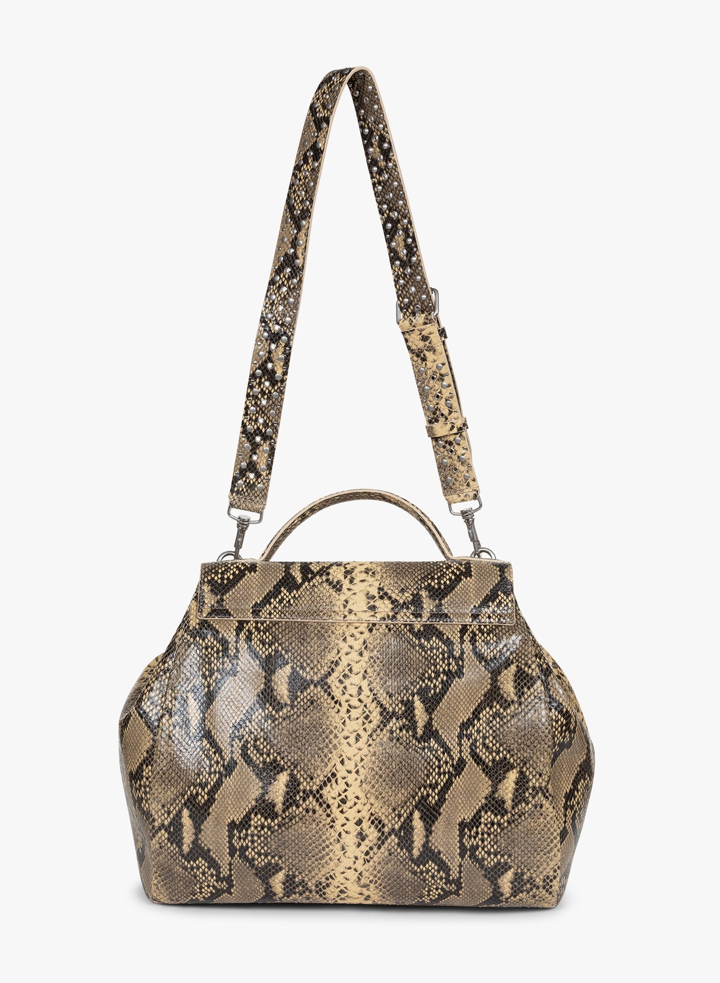LARGE LEATHER SATCHEL - 4