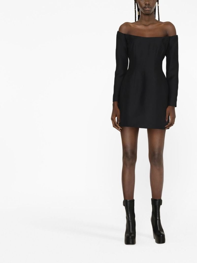 off-shoulder minidress - 3