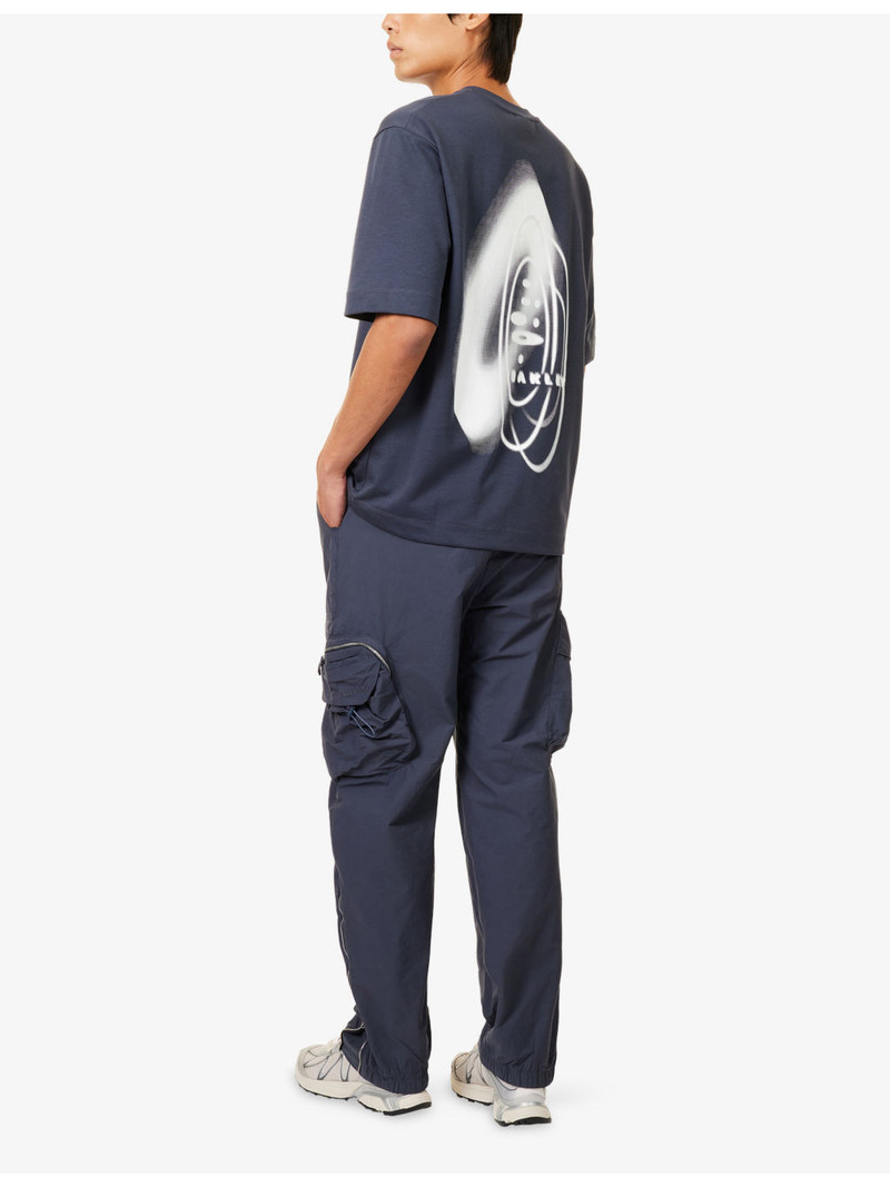 OAKLEY Reserve Ellipse Oversized Cotton-Jersey T-Shirt outlook