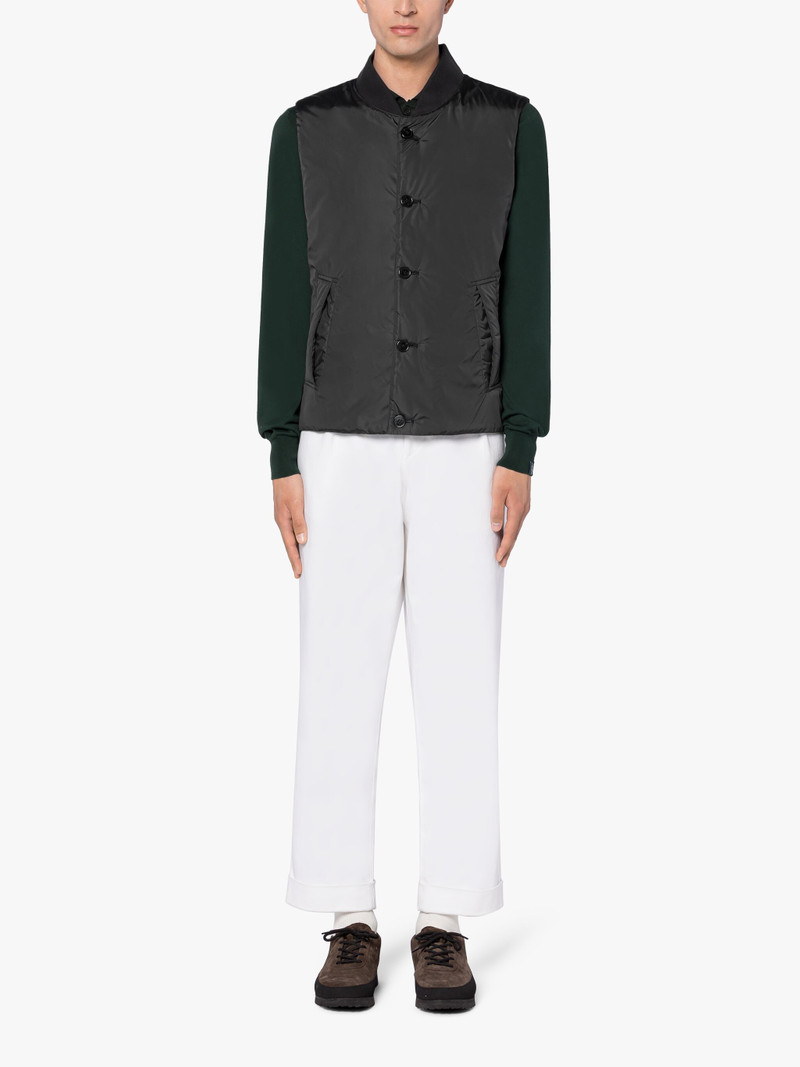 Mackintosh NEW DUNDEE CHARCOAL NYLON LINER VEST outlook