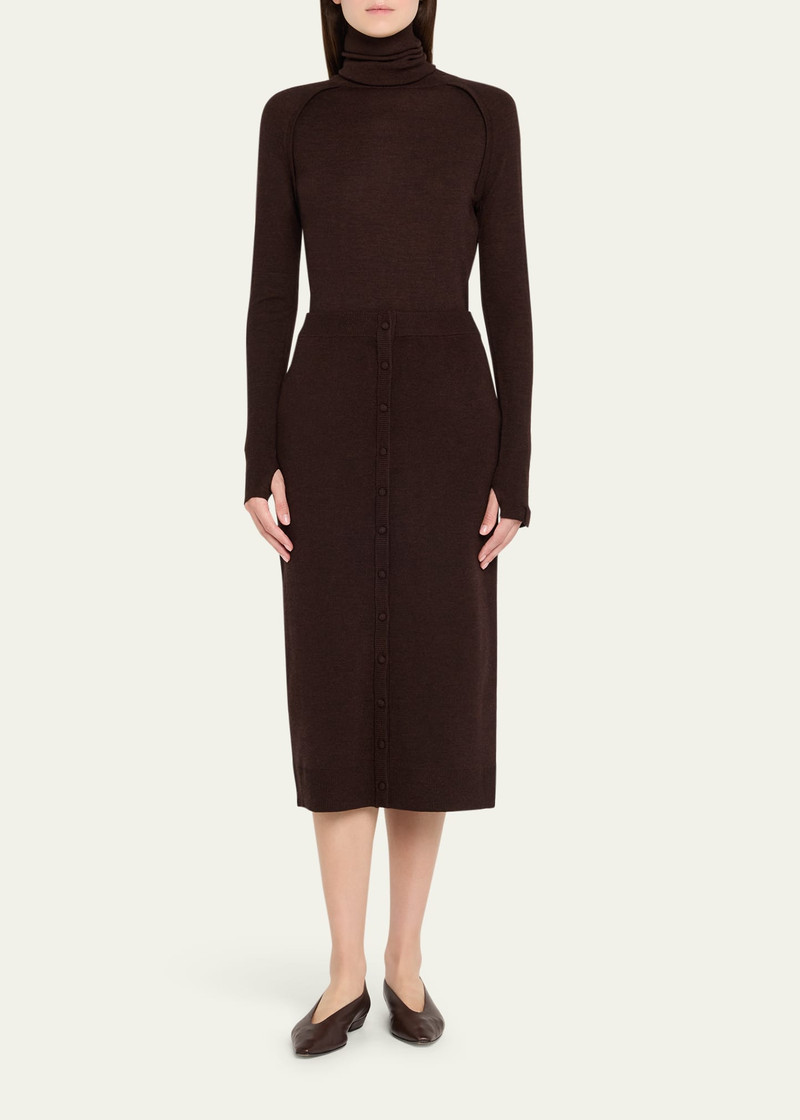 Victoria Beckham Turtleneck Raglan Long-Sleeve Sweater outlook