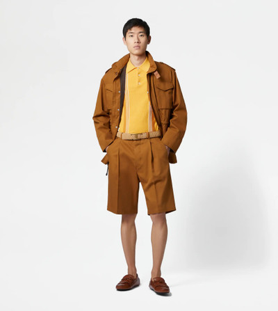 Tod's BERMUDA SHORTS WITH DARTS - BROWN outlook