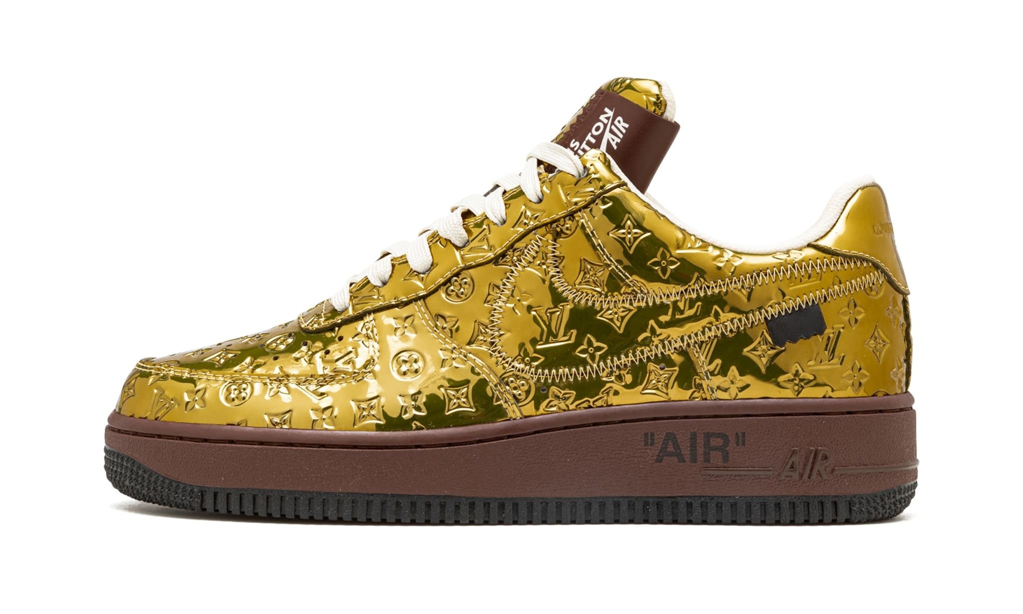 Louis Vuitton Air Force 1 Low "Virgil Abloh - Metallic Gold" - 1