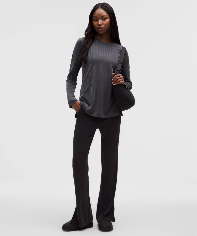 lululemon Ribbed Drapey Softsteme Long-Sleeve Tunic outlook
