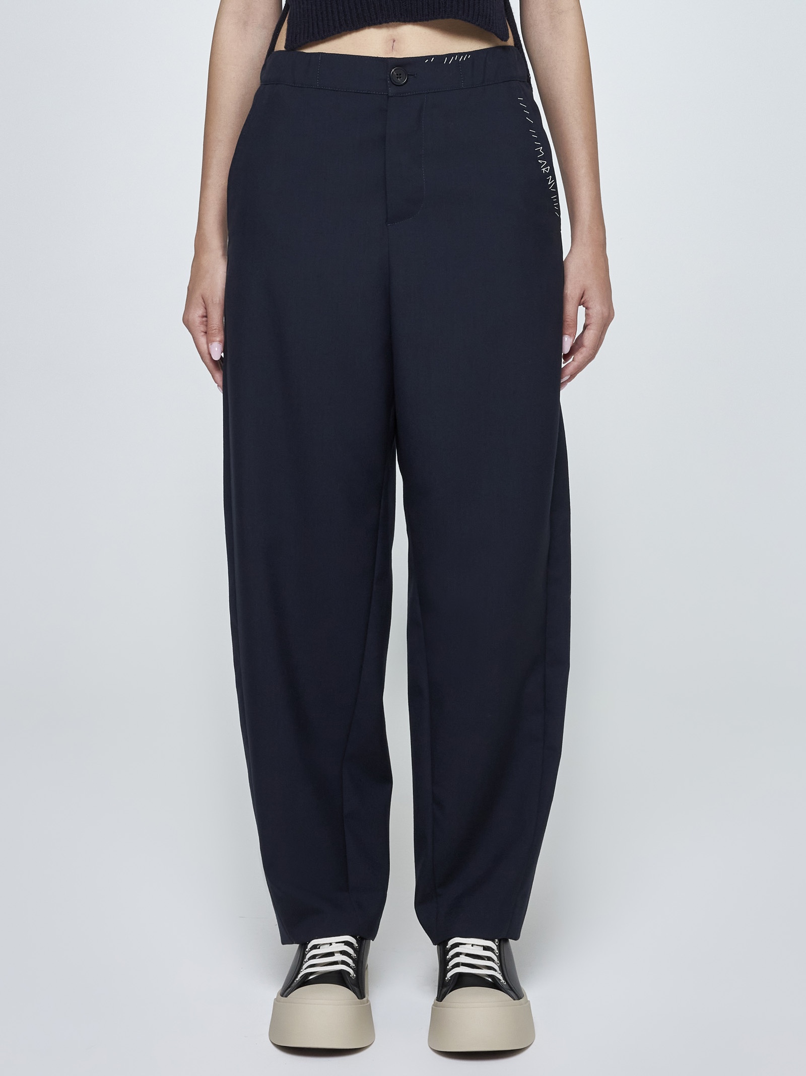 Virgin wool trousers - 3