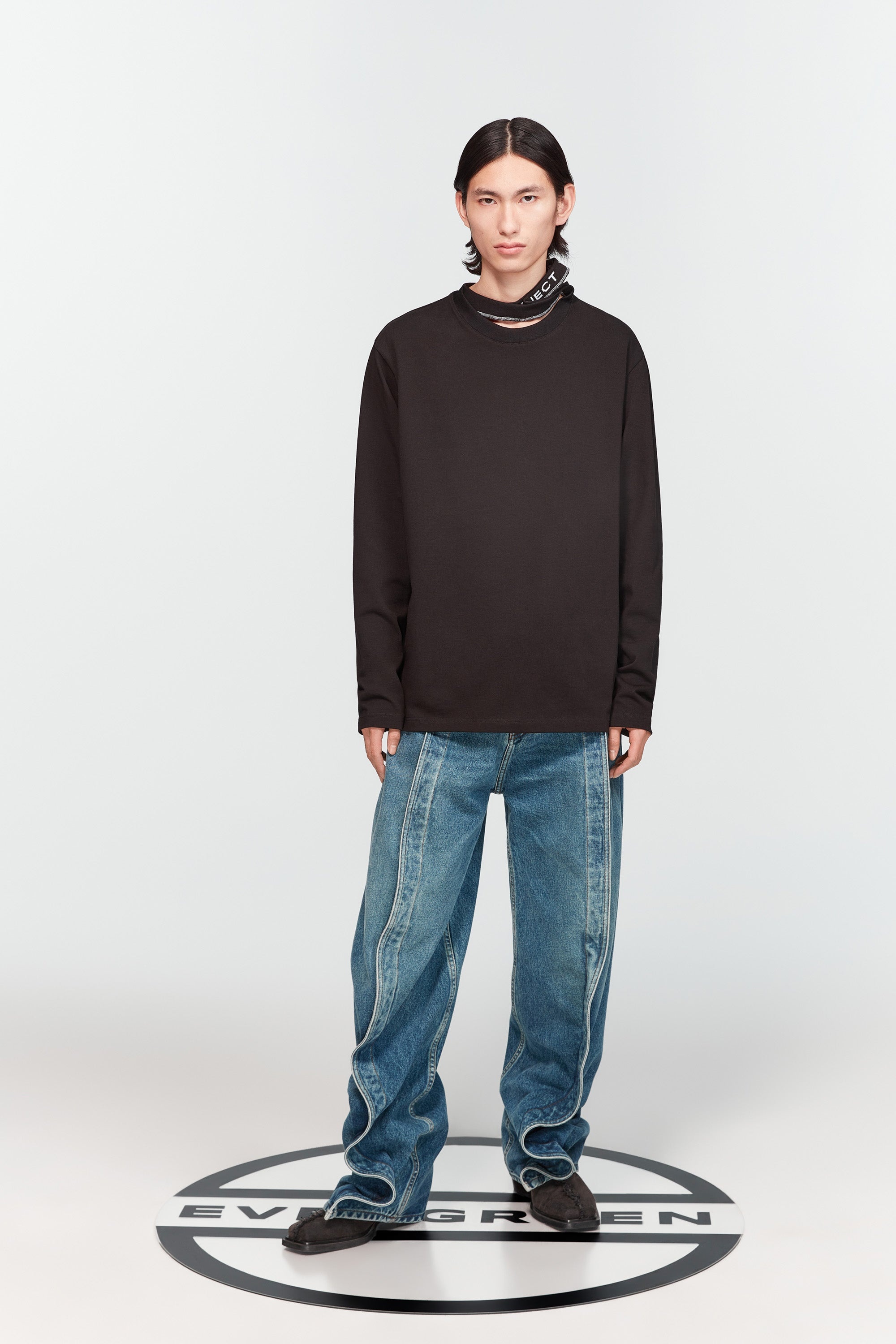 Evergreen Triple Collar Long Sleeve T-shirt - 2