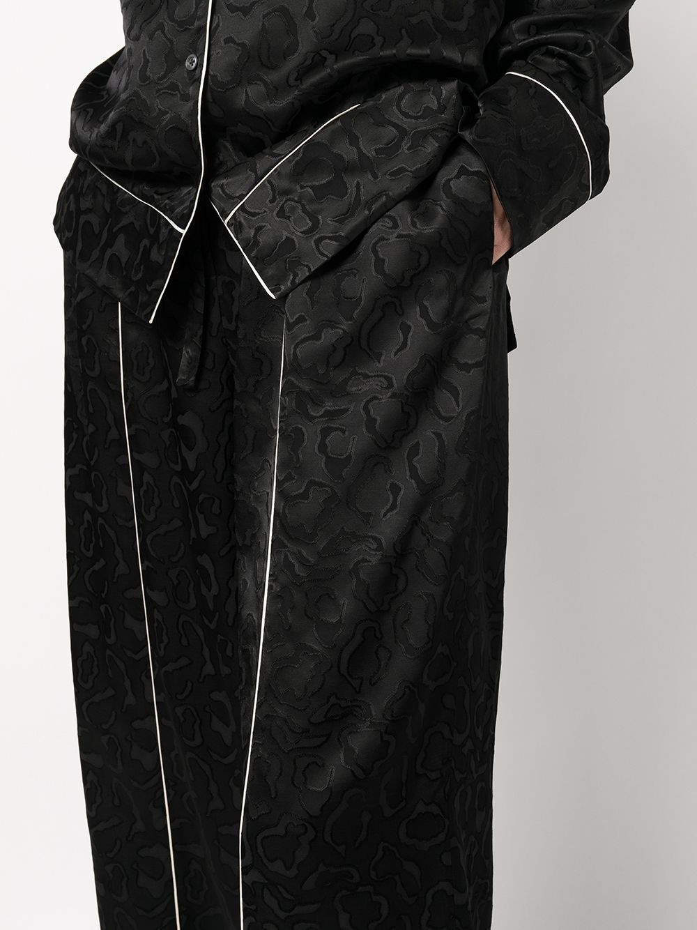 jacquard pyjama trousers - 5