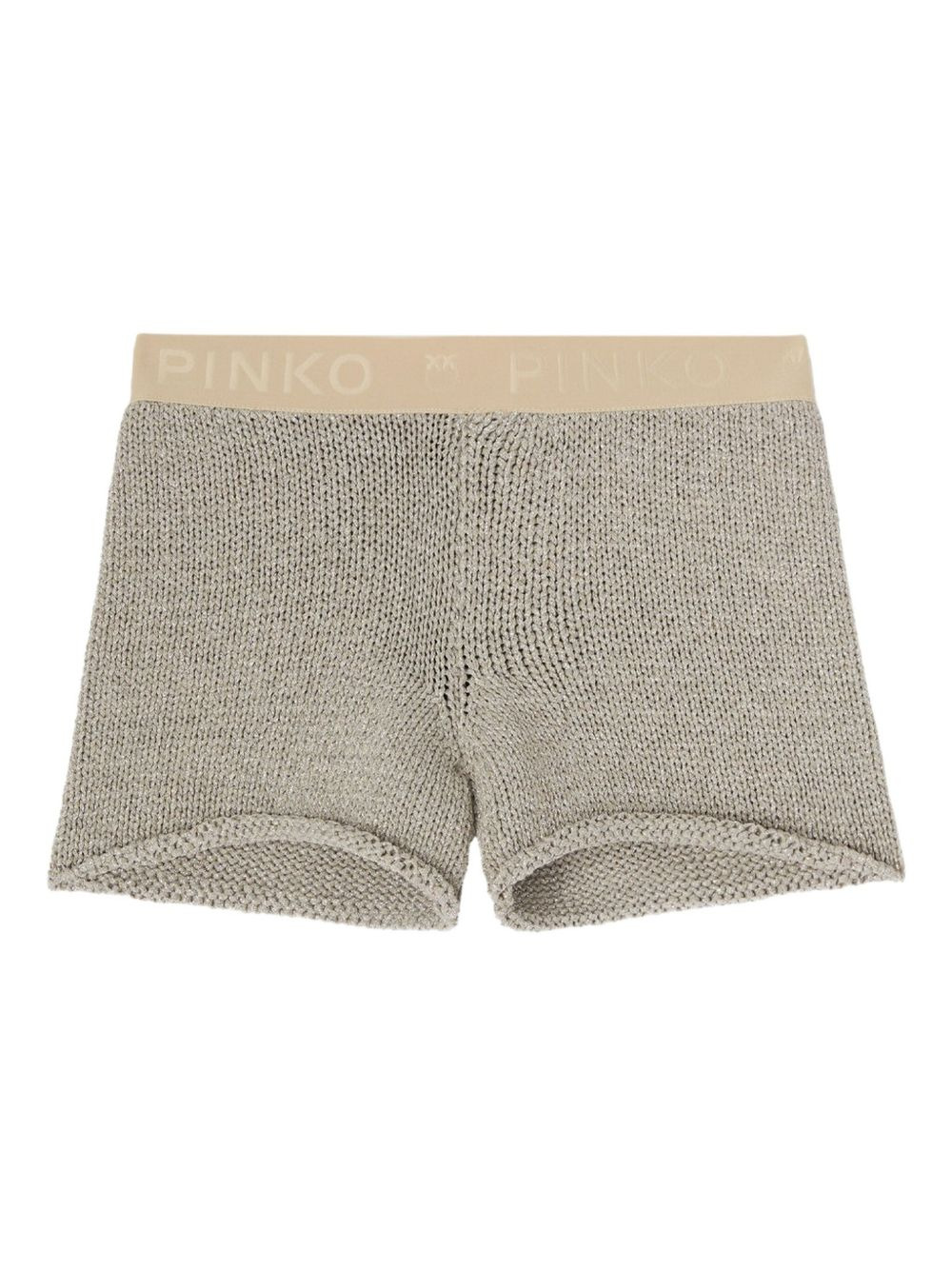 crochet-knit shorts - 1