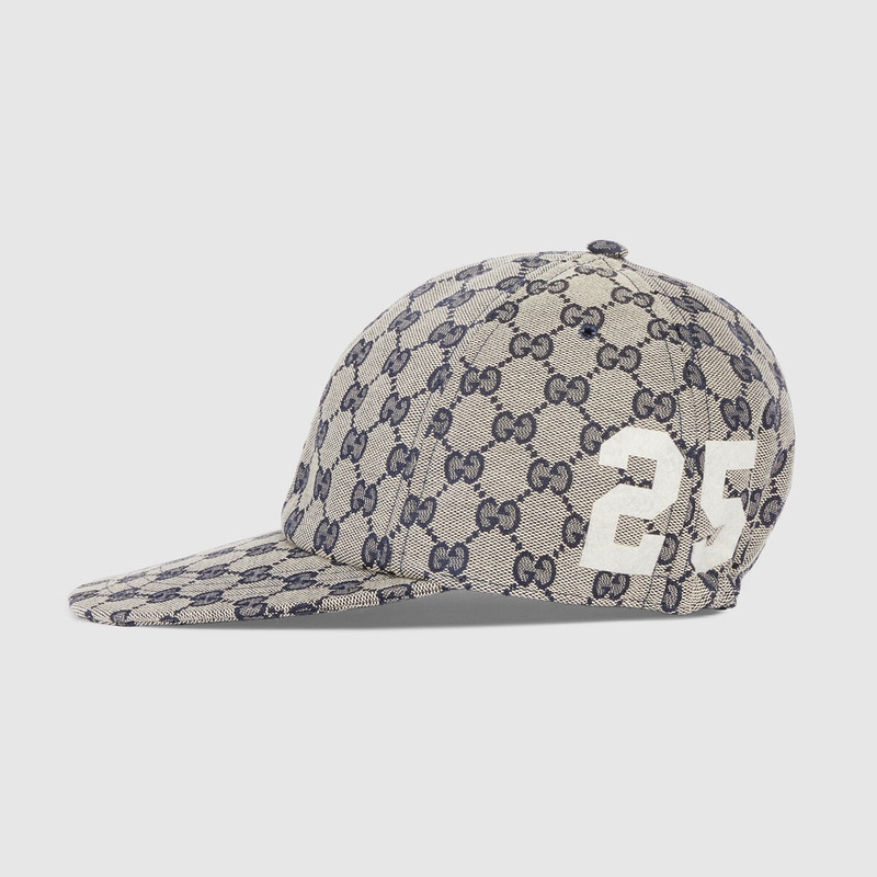 GUCCI GG cotton canvas baseball hat outlook