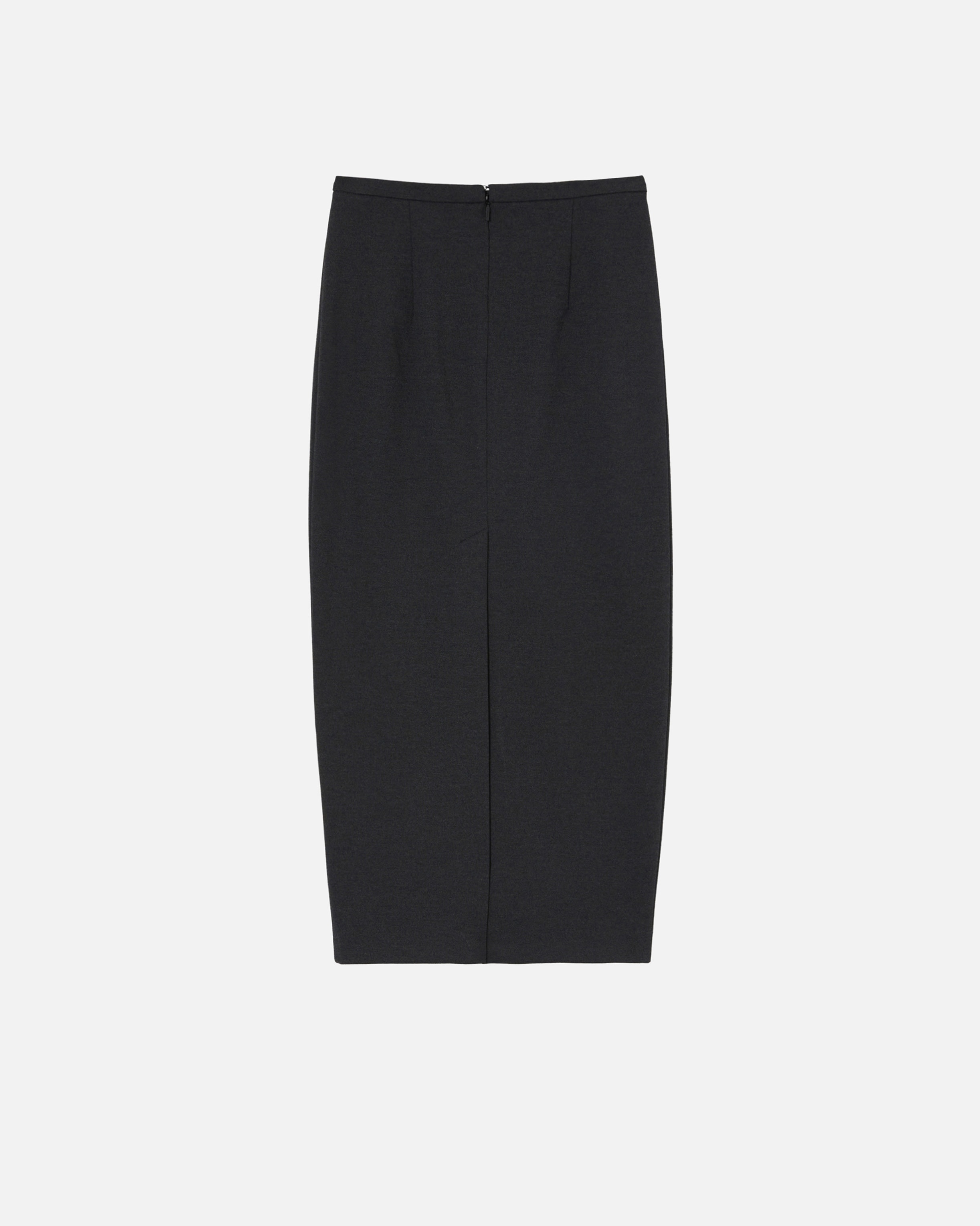 LONG PENCIL SKIRT WITH SLIT - 6