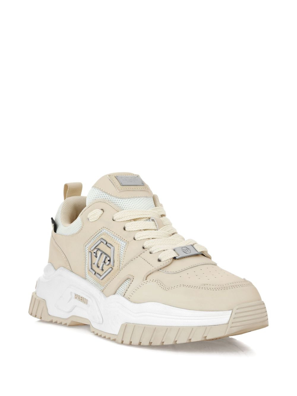 logo-plaque sneakers - 2