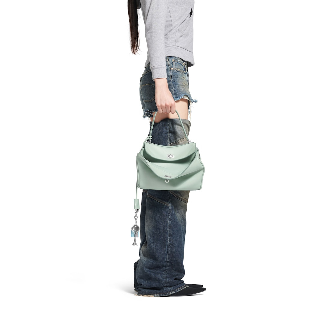 Women's Rodeo Small Handbag in Mineral Green - 9