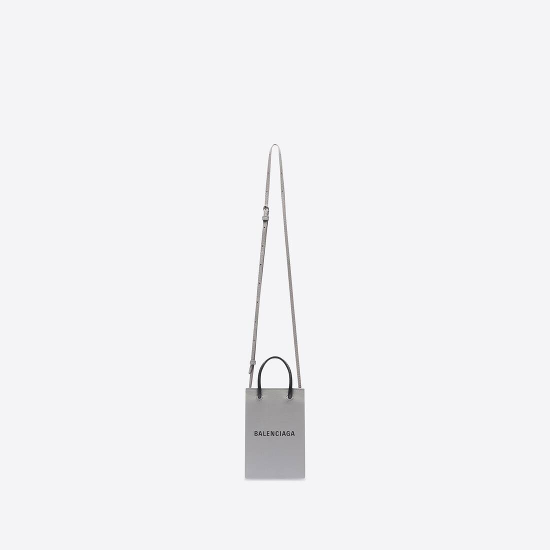 Mini Shopping Bag in Grey - 4