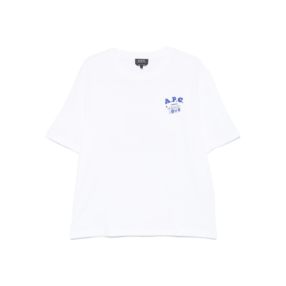 A.P.C. White T-Shirts & Vests - T-Shirts Men - 1